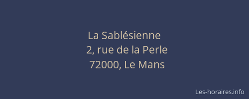 La Sablésienne