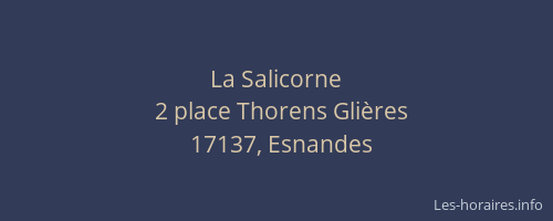 La Salicorne