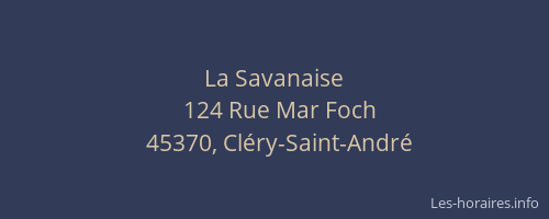 La Savanaise