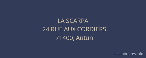 LA SCARPA