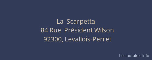 La  Scarpetta