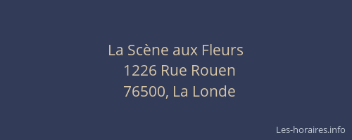La Scène aux Fleurs