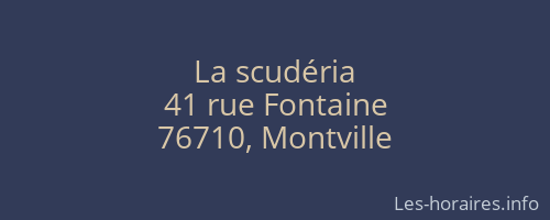 La scudéria