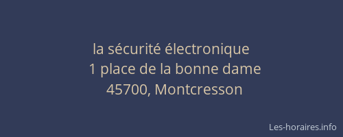 la s&eacute;curit&eacute; &eacute;lectronique