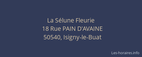 La S&eacute;lune Fleurie