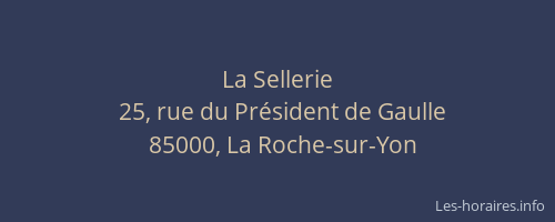 La Sellerie