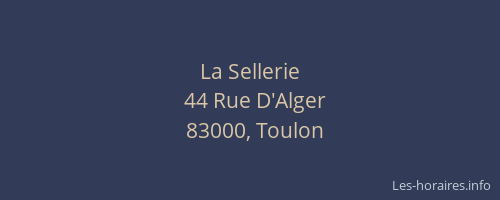 La Sellerie