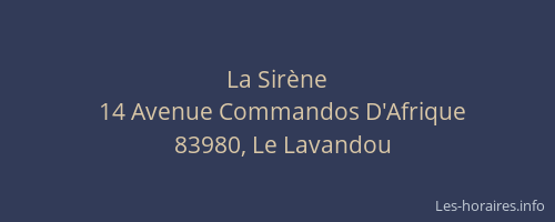 La Sirène
