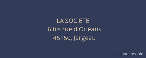 LA SOCIETE