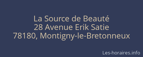 La Source de Beauté
