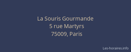 La Souris Gourmande