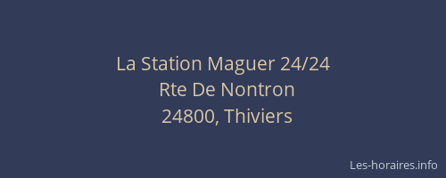 La Station Maguer 24/24