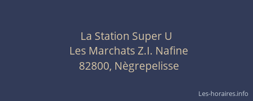 La Station Super U