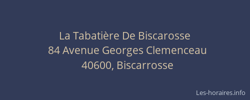 La Tabati&egrave;re De Biscarosse