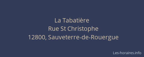 La Tabati&egrave;re