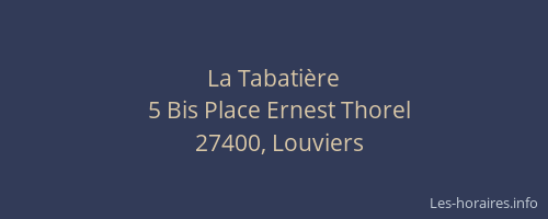 La Tabati&egrave;re