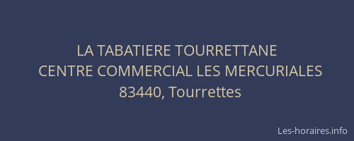 LA TABATIERE TOURRETTANE