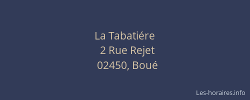 La Tabatiére