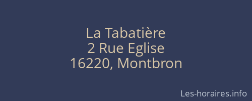 La Tabatière
