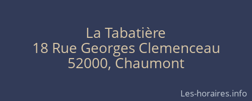 La Tabatière