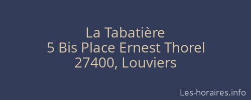La Tabatière