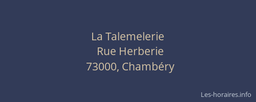 La Talemelerie