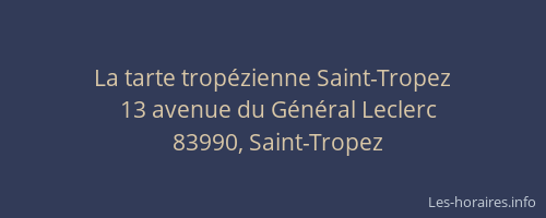 La tarte tropézienne Saint-Tropez