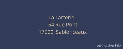 La Tarterie