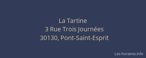 La Tartine