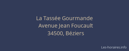 La Tassée Gourmande