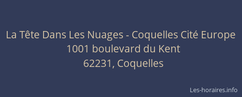 La T&ecirc;te Dans Les Nuages - Coquelles Cit&eacute; Europe