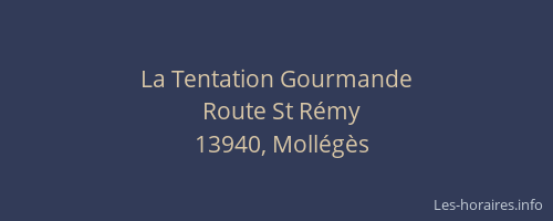 La Tentation Gourmande