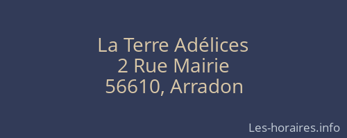 La Terre Adélices