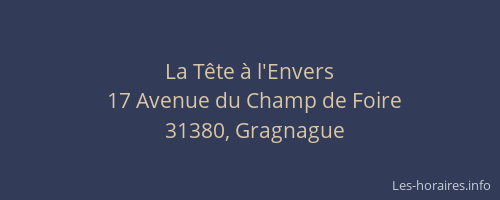 La Tête à l'Envers