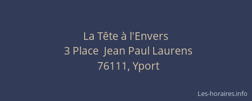 La Tête à l'Envers