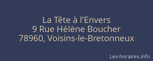 La Tête à l'Envers