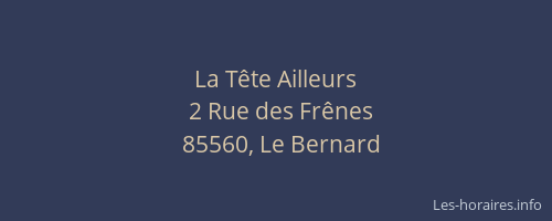 La Tête Ailleurs