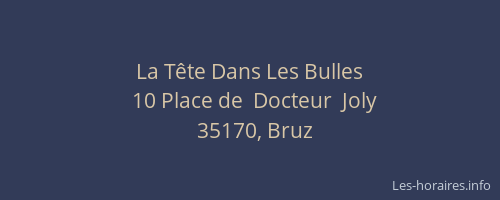 La Tête Dans Les Bulles
