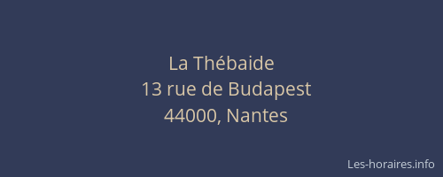La Thébaide