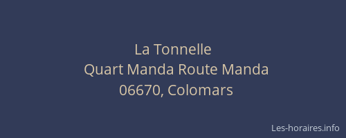 La Tonnelle