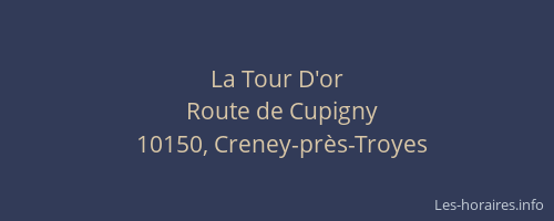 La Tour D'or