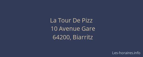 La Tour De Pizz