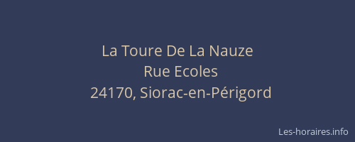 La Toure De La Nauze