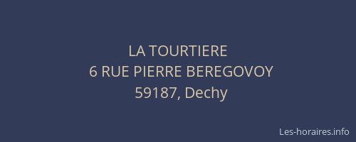 LA TOURTIERE