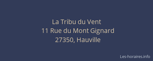 La Tribu du Vent