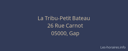 La Tribu-Petit Bateau