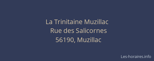La Trinitaine Muzillac