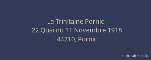 La Trinitaine Pornic