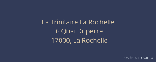 La Trinitaire La Rochelle