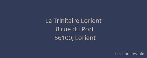 La Trinitaire Lorient